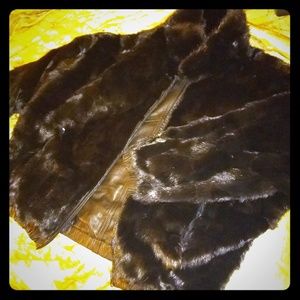 Reversible Mink / Leather Pea Coat +Trench Mink